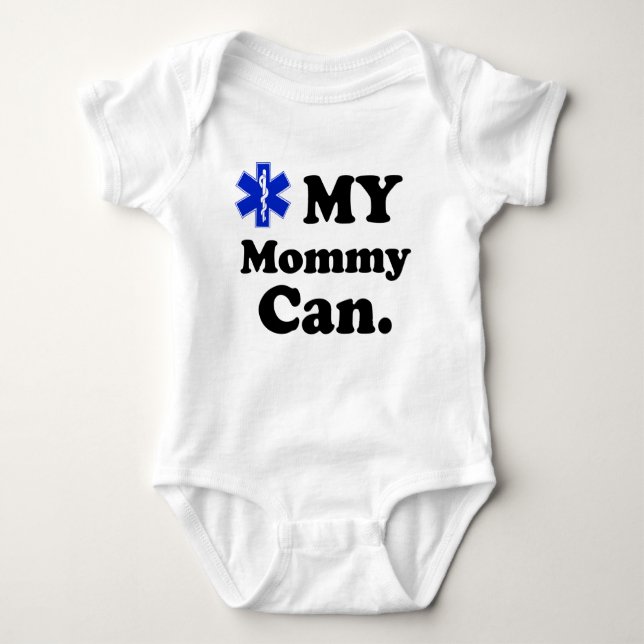 Kan MIN mammor för ungar EMT T Shirt (Framsida)