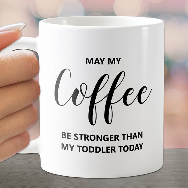 Kan mitt kaffe vara starkt citat kaffemugg (Skapare uppladdad)