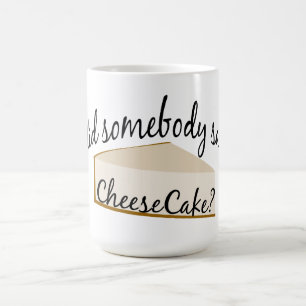 Kan nån säga Cheesecake? Kaffemugg