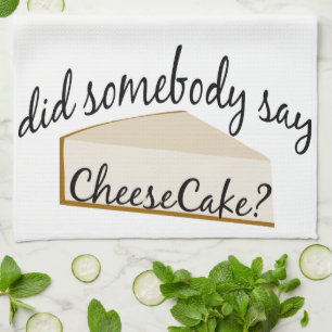 Kan nån säga Cheesecake? Kökshandduk
