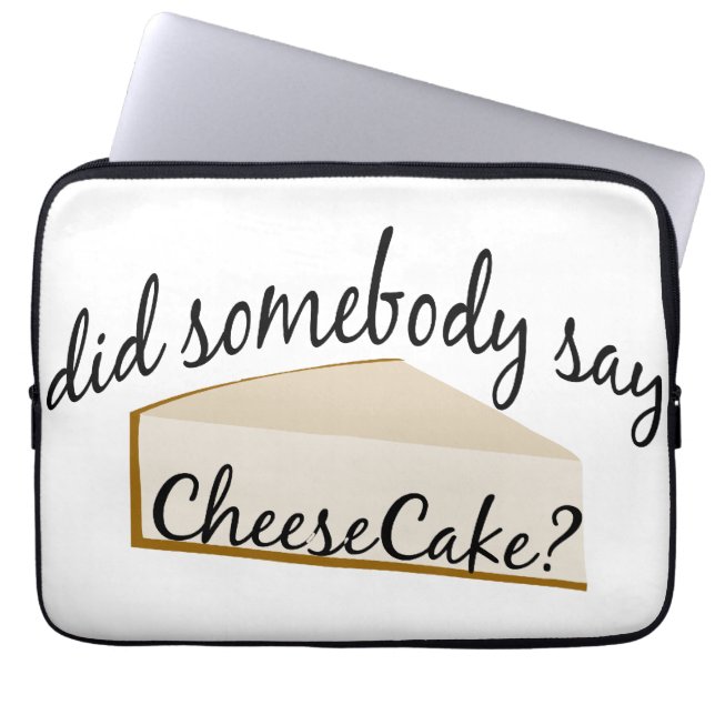 Kan nån säga Cheesecake? Laptop Sleeve (Framsidan)