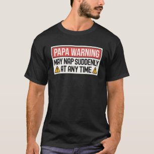Kan när som helst inte aktiveras varningstecknet i t shirt