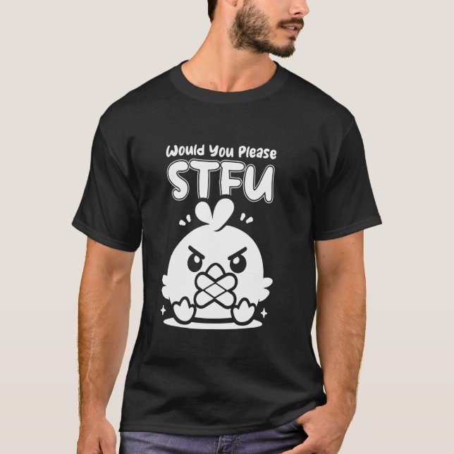 Kan ni vara snäll och hålla tyst om hönsäggsuppföd t shirt (Framsida)