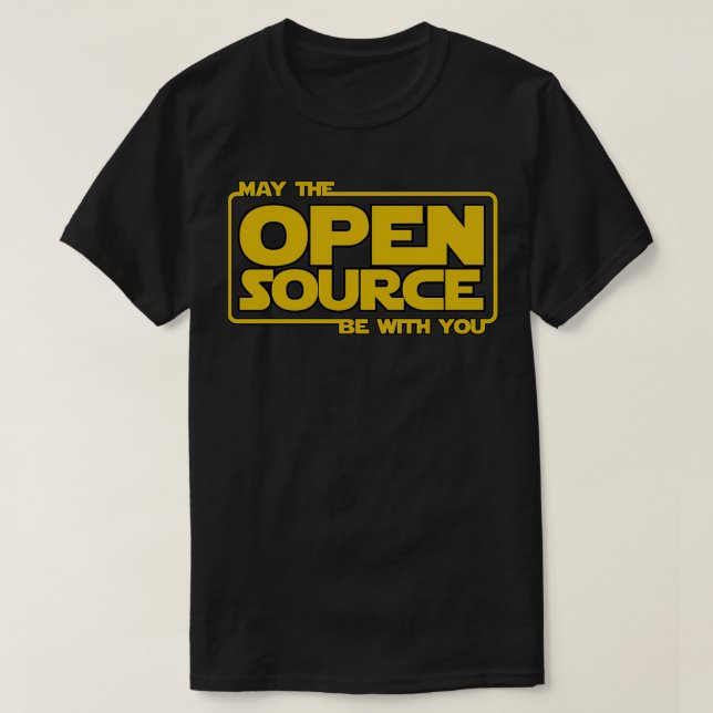 Kan öppna källa t shirt (Design framsida)