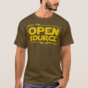 Kan öppna källprogrammering, roligt utvecklare l t shirt