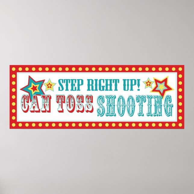 Kan signera Carnival Circus Birthday BL Poster (Framsidan)