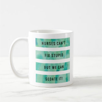 "Kan sjuksköterskor inte fixa… "- Kaffemugg