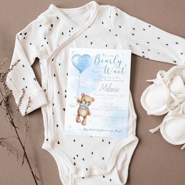 Kan skicka inbjudan till Barly Wait Baby Shower (Skapare uppladdad)
