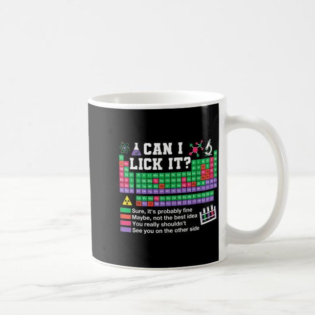 Kan slicka periodiska systemet lärare science lab  kaffemugg (Höger)