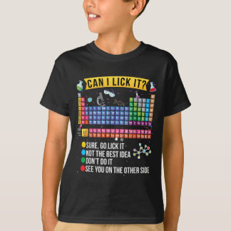 Kan slicka periodiska systemet Rollig vetenskap ke T Shirt