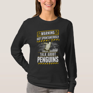 Kan spontant prata om pingviner t shirt