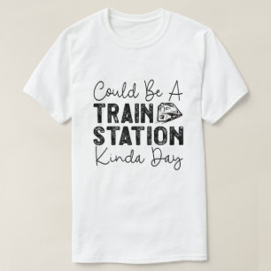 Kan vara en Kinda-dag i Tåg Station T Shirt