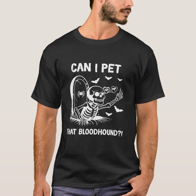 kan vara ett husdjur som Bloodhound halloween T Sh T Shirt (Framsida)