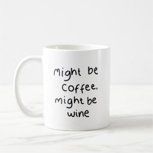 Kan vara kaffe, kanske är vin Mugg? Kaffemugg