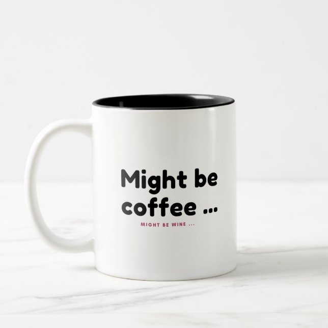 Kan vara kaffe Två-Tonad mugg (Vänster)