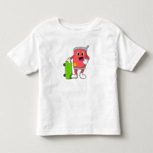 Kan vara Skater med Skateboard T Shirt