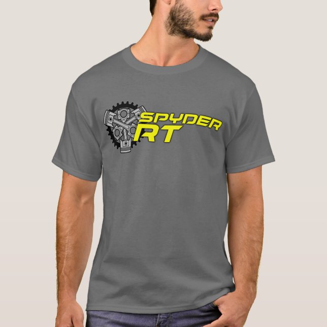 Kan vara Spyder Three Piston RT Shirt T (Framsida)