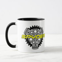 Kan vara Spyder Tre Piston Mugg