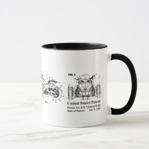 Kan vara Spyder US Patent Three Diagram Mugg? Mugg