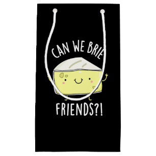 Kan vi Brie Friends Funny Cheese Pun Mörk BG