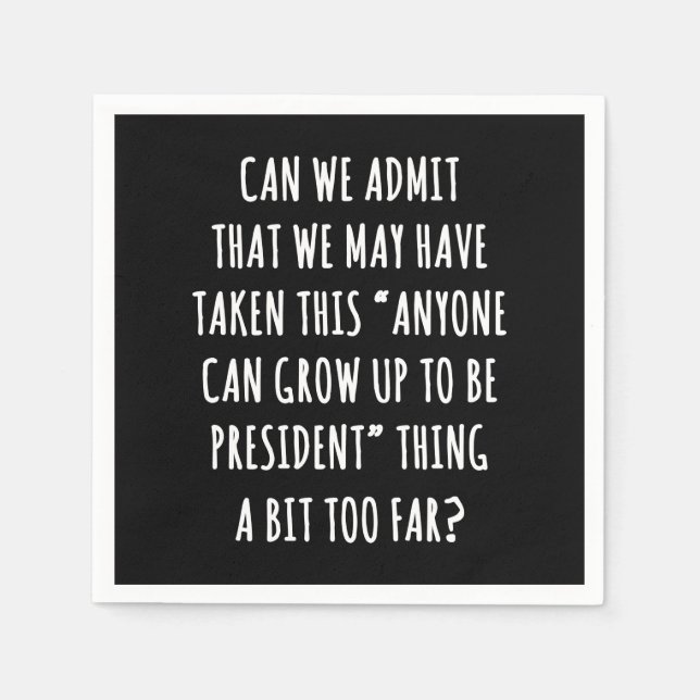 Kan vi erkänna pappersservett (Framsidan)