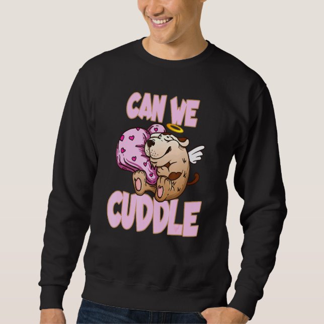 Kan vi klä oss för en mjuk Cuddler? Lång Ärmad Tröja (Framsida)