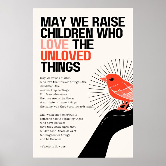 KAN VI TA UPP BARN SOM KÄRLEK DEN OLOVADE SAK? POSTER (Framsidan)