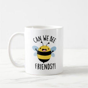 Kan vi vara vänner Funny Kryp Pun? Kaffemugg