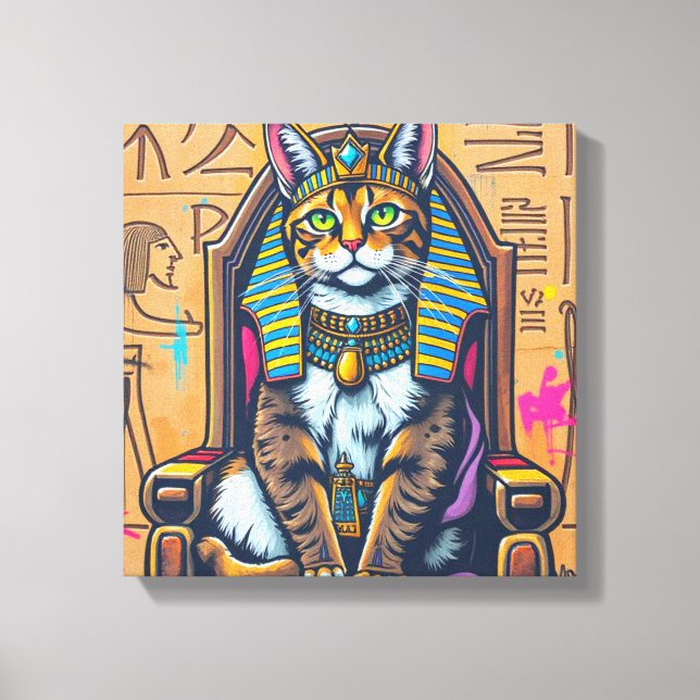 KANAANI CAT-PHARAOH 2 CANVASTRYCK (Framsida)