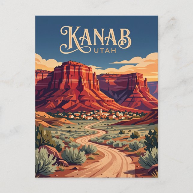 Kanab USA Vykort (Framsida)