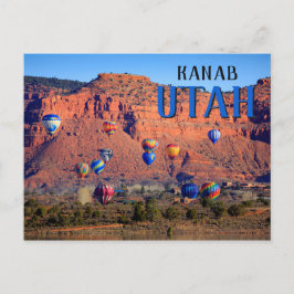 Kanab Utah Ballongfestival Vykort