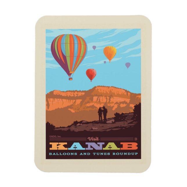 Kanab Utah | Bubblor och tuner Magnet (Vertikal)
