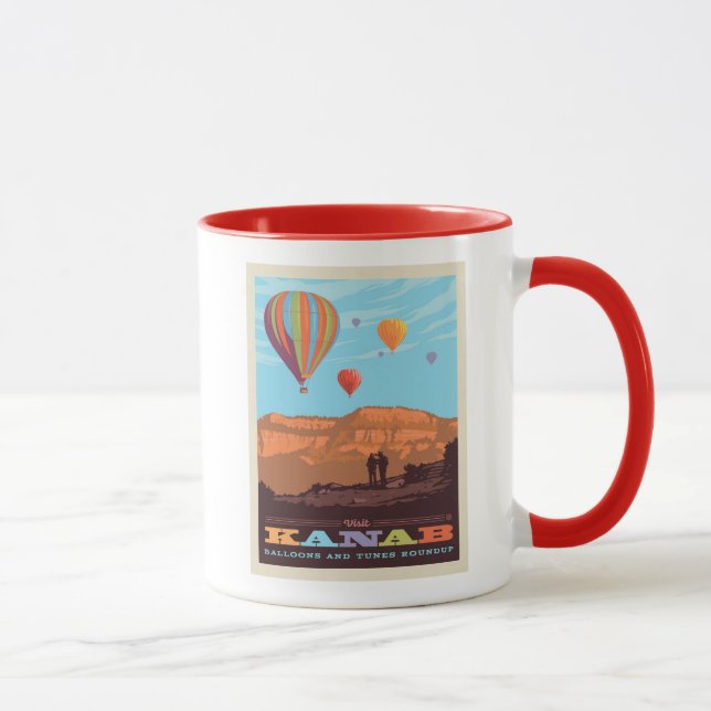 Kanab Utah | Bubblor och tuner Mugg (Höger)