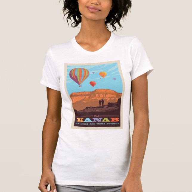 Kanab Utah | Bubblor och tuner T Shirt (Framsida)