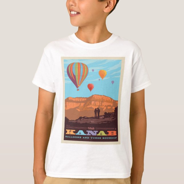 Kanab Utah | Bubblor och tuner T Shirt (Framsida)