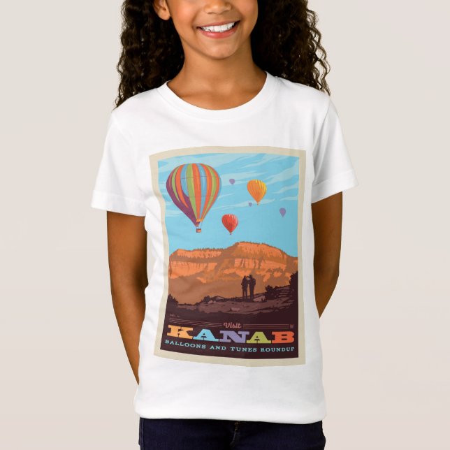 Kanab Utah | Bubblor och tuner T Shirt (Framsida)