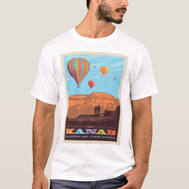 Kanab Utah | Bubblor och tuner T Shirt (Framsida)