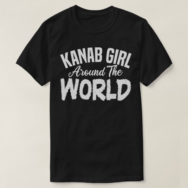 kanabisk värld runt t shirt (Design framsida)