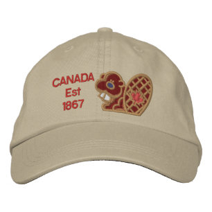 Kanada 150 år Celebrate Beaver Broderad Keps