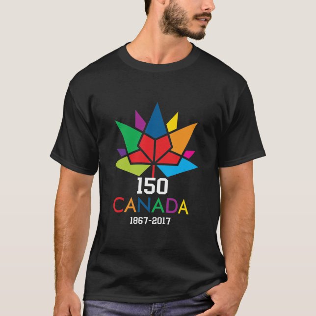 Kanada 150-årsdagen - 1867-2017 T- T Shirt (Framsida)