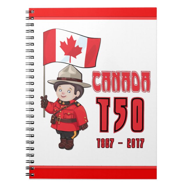 Kanada 150-årsdagen anteckningsbok (Framsidan)