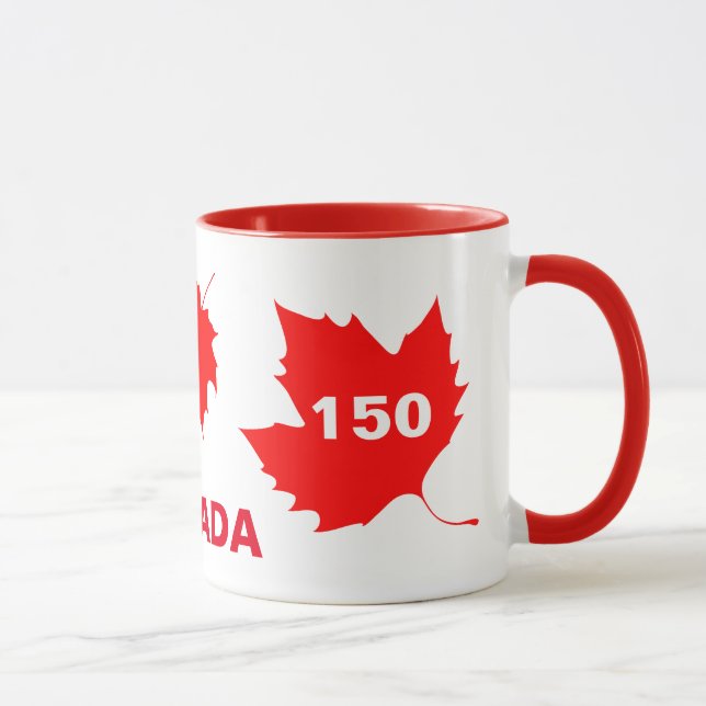 Kanada 150-årsjubileum 1-av-ett-slag mugg (Höger)