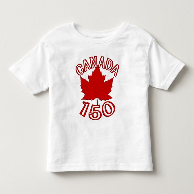 Kanada 150 Baby Jersey Kanada 150 Shirts T-shirt (Framsida)