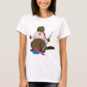 Kanada 150 i 2017 krullande bäverMerchandise T-shirt
