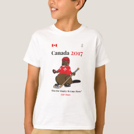 Kanada 150 i bäverhockey 2017 Stanley Tee Shirt