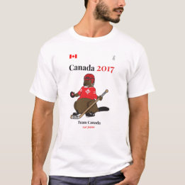 Kanada 150 i bäverhockeylaget 2017 Kanada T Shirt