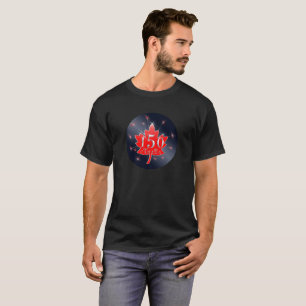 Kanada 150 jubileums- firandelönnlöv t-shirt