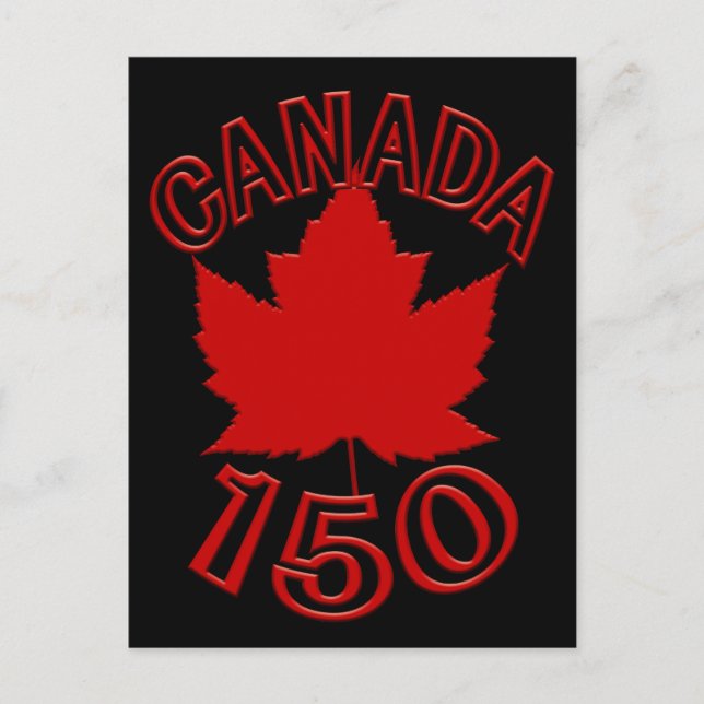 Kanada 150 vykort Kanadensiska souvenir vykort (Framsida)