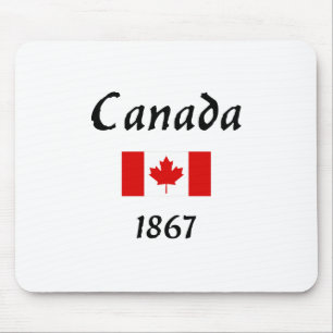 Kanada 1867 Old Balthazar Font Flagga Light-Färg Musmatta