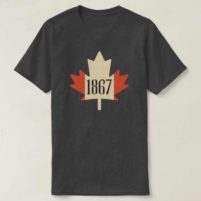Kanada 1867 t shirt (Design framsida)
